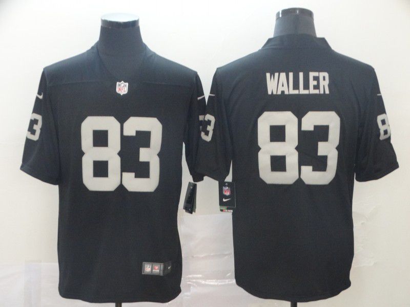 Men Oakland Raiders #83 Waller Black Nike Vapor Untouchable Limited Player NFL Jerseys